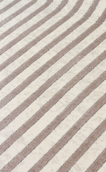 Merano MRN 03 Krem Gri - Geometrik Halı | Sık Dokuma Modern Halı