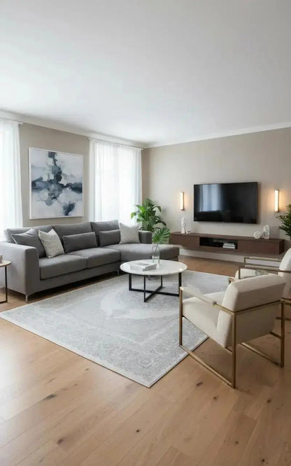 Premium 69810-95 Koleksiyonu %100 Akrilik Modern Makine Halısı