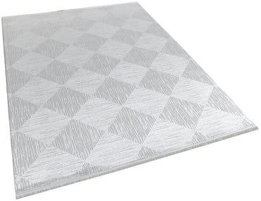 Lima 6242 Gri - Polyester Şönil Halı | Dokuma Tabanlı Model