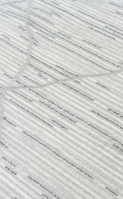 ST 908 GREY  - SATEEN LUX - Hav Toz Vermez Modern Halı
