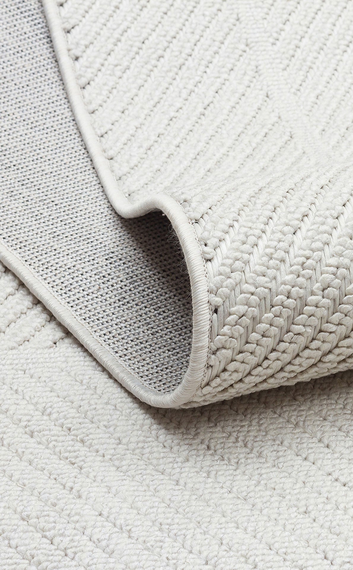 CZY 06 CREAM LW  - COZY - Hav Toz Vermez Modern Örgü Dokuma Makine Halısı