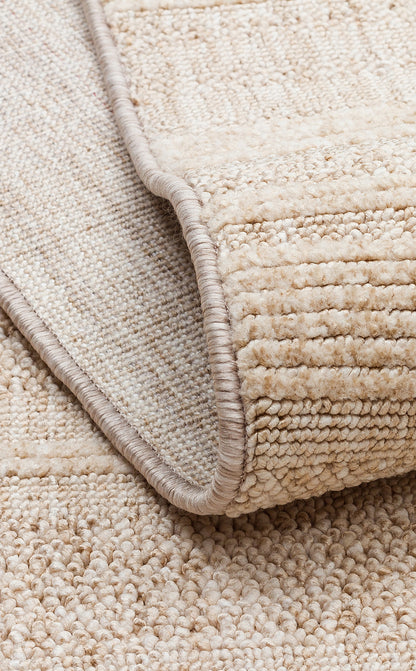 JOY 01 BEIGE  - JOY - Hav Toz Vermeyen Yumuşak dokulu Modern Makine Halısı