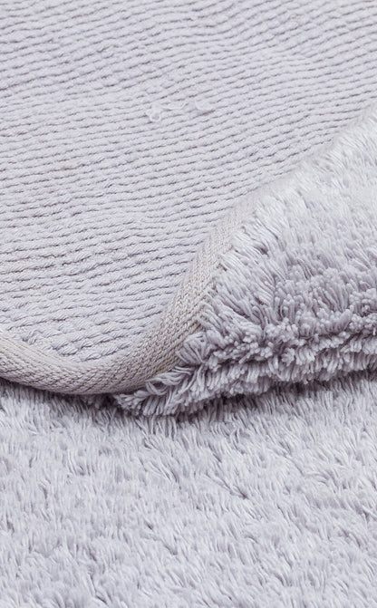 Cotton Boon CBN Plain Gri - Yıkanabilir Kaymaz Naturel Pamuk Bebek Halısı