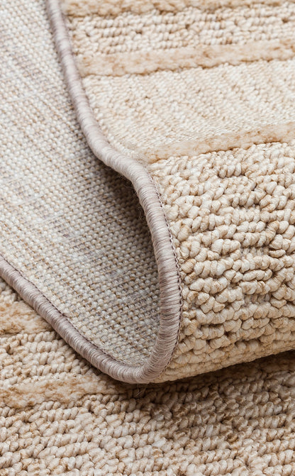 JOY 03 BEIGE  - JOY - Hav Toz Vermeyen Yumuşak dokulu Modern Makine Halısı