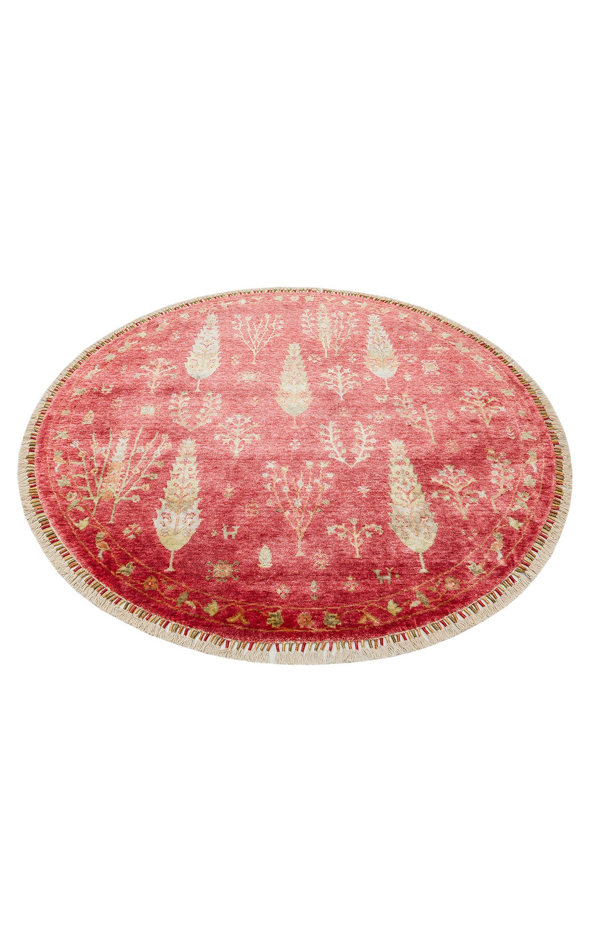ZR 08 RED AUTUMN Q  - ZARA - Otantik Desenli, Özel Tezgahlarda Üretilen Modern Uşak Halısı