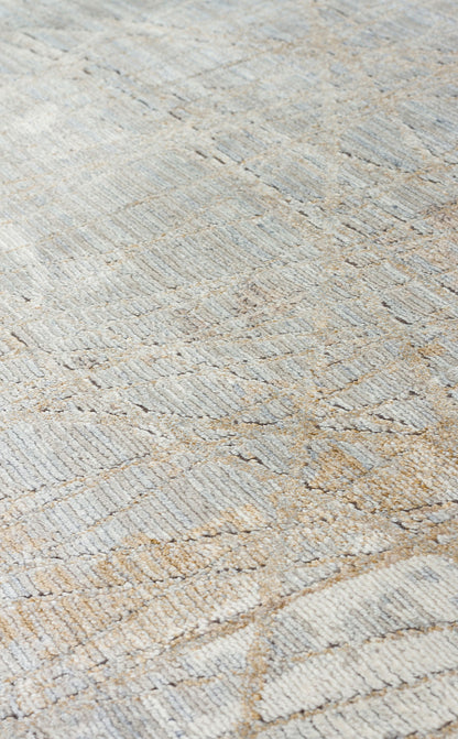 MHL 09 GREY GOLD  - MAHAL - Klasik Desenli Yüksek Kalite Sık Dokuma Salon Halısı