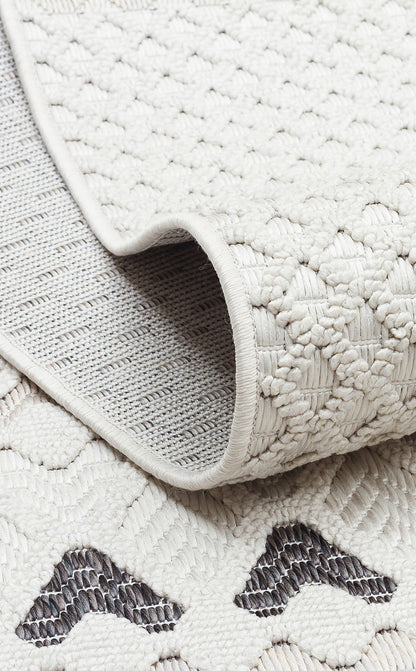 CZY 07 CREAM BEIGE LW  - COZY - Hav Toz Vermez Modern Örgü Dokuma Makine Halısı