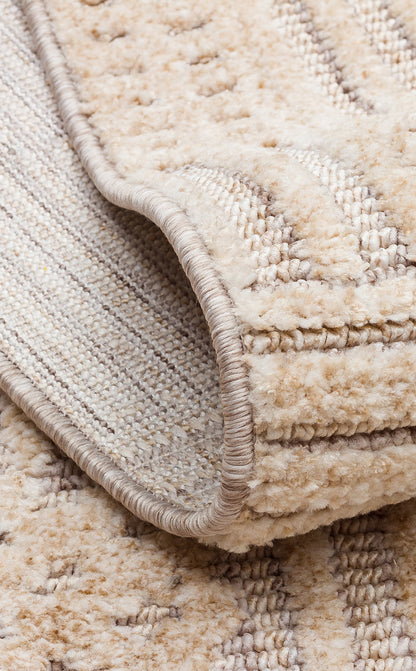 JOY 05 BEIGE GOLD  - JOY - Hav Toz Vermeyen Yumuşak dokulu Modern Makine Halısı