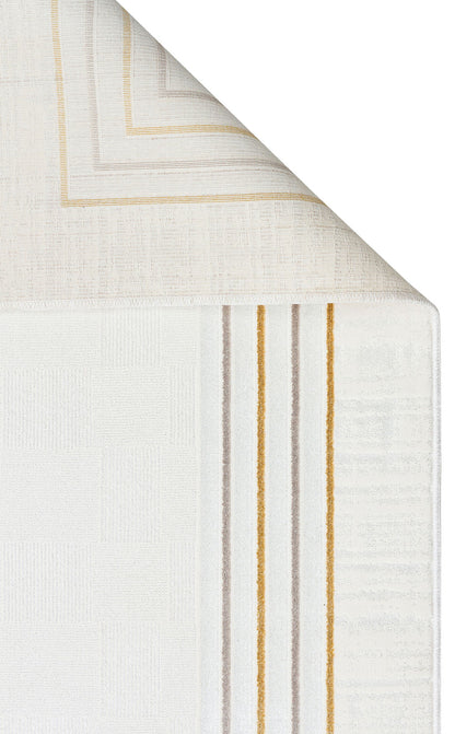 ST 905 CREAM GOLD  - SATEEN LUX - Hav Toz Vermez Modern Halı