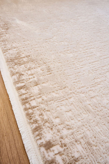 Azur 6552 Vizon - Modern Akrilik Halı | Salon Oturma Halısı
