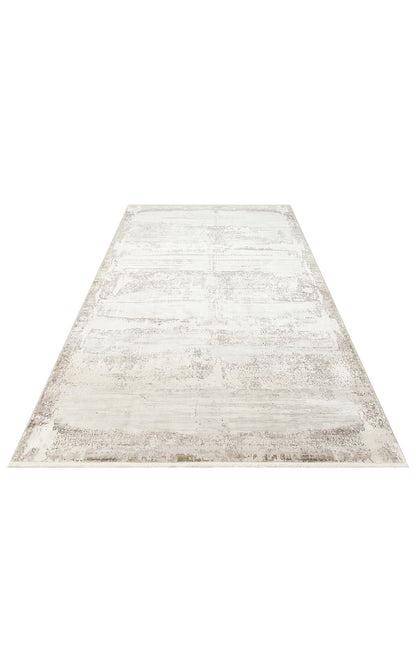 PLM 02 CREAM GREY  - PALMIRA - Yüksek Kaliteli Sık Dokuma Modern Salon Halısı