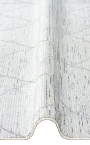 ST 908 GREY  - SATEEN LUX - Hav Toz Vermez Modern Halı