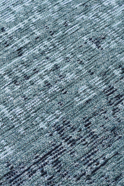 Kutnu Kilim KTN 01 Antrasit Ombre Renk Geçişli Çift Taraflı Yıkanabilir Hav Vermez Salon Kilimi