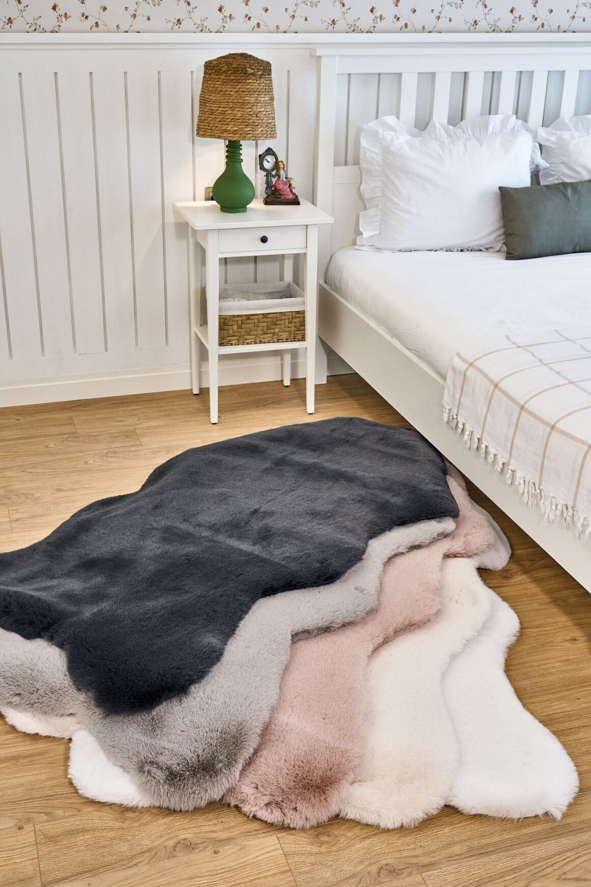 Palma Antrasit - Yıkanabilir Peluş Halı | Kaymaz Süet Taban Halı