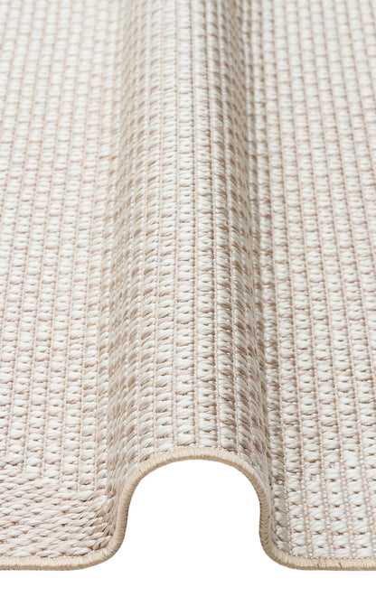 Mono MNO 03 Bej - Yıkanabilir Kaymaz Kilim Halı