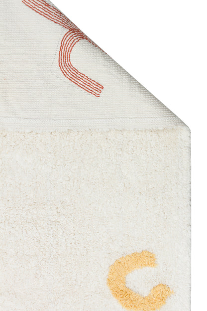 Cotton Boon XW CBN 05 Multy XW - Yıkanabilir Kaymaz Tabanlı Naturel Pamuk Bebek Halısı