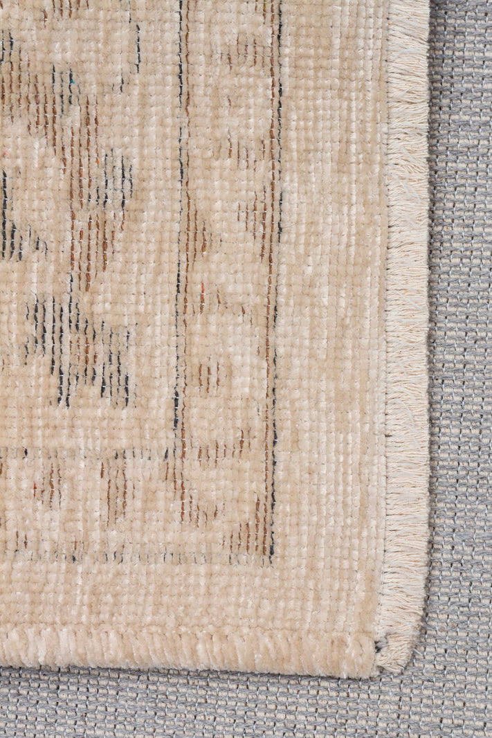 Liza LIZ 03 Bej XW- Düz Pamuk Dokulu Kilim Kaymaz Tabanlı, Yıkanabilir, Uzun Ömürlü Kilim