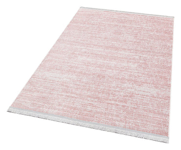 ST 09 PINK XW  - SATEEN - Hav Toz Vermez Yıkanabilir Kaymaz İnce Dokuma Modern Halı 