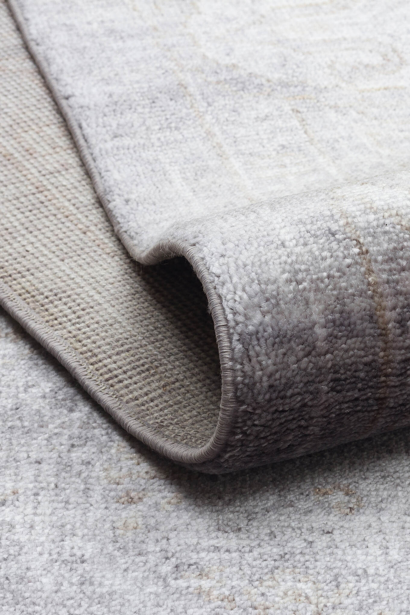 TF 03 D.GREY BRONZE  - TAFTAN - Pakistan Overdyed Tarzı Özel Hav Vermeyen ve El Emeği ile Özel Tezgahlarda Üretilen Uşak Halısı 