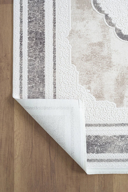 Empera Halı Balenci 7005 OrvelL Kendinden Saçaklı Modern Klasik Salon Halısı