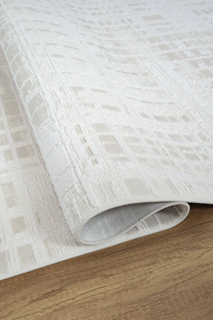Empera Halı Corven 7060 SOFTLİNE Geometrik Desenli Oturma Odası, Antre ve Mutfak Halısı (Kopya)