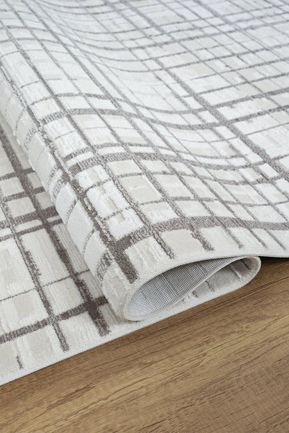 Empera Halı Corven 7062 MAVREN Geometrik Desenli Oturma Odası, Antre ve Mutfak Halısı