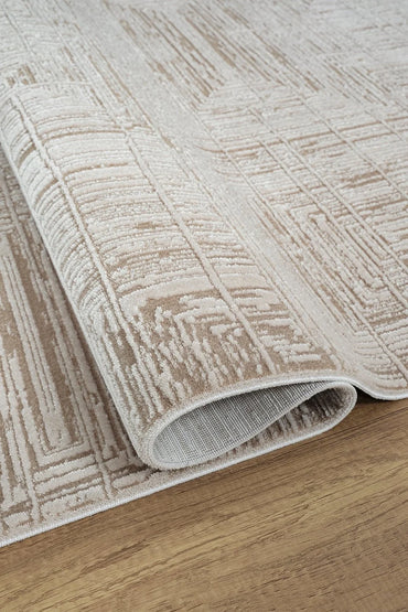 Empera Halı Corven 7065 RIVEN Geometrik Desenli Oturma Odası, Antre ve Mutfak Halısı