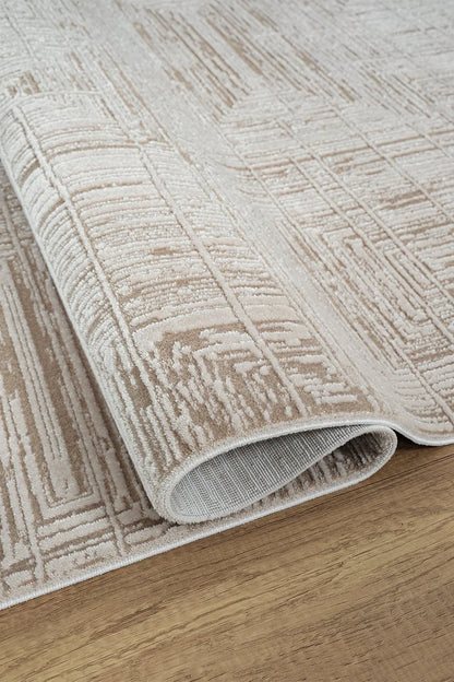 Empera Halı Corven 7065 RIVEN Geometrik Desenli Oturma Odası, Antre ve Mutfak Halısı