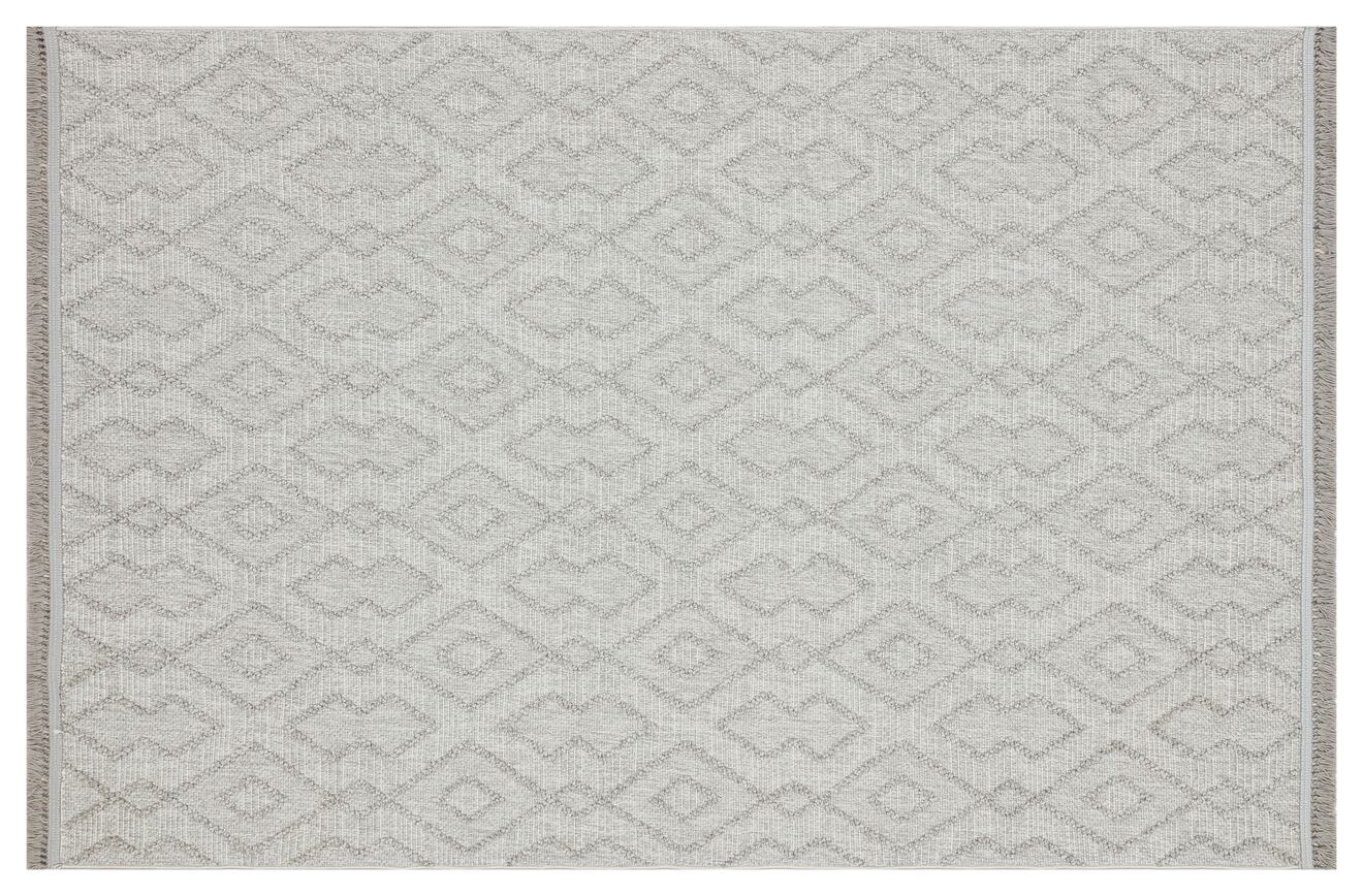 Havana 8571 Gri - Polyester Dokuma Halı | Modern Salon Halısı