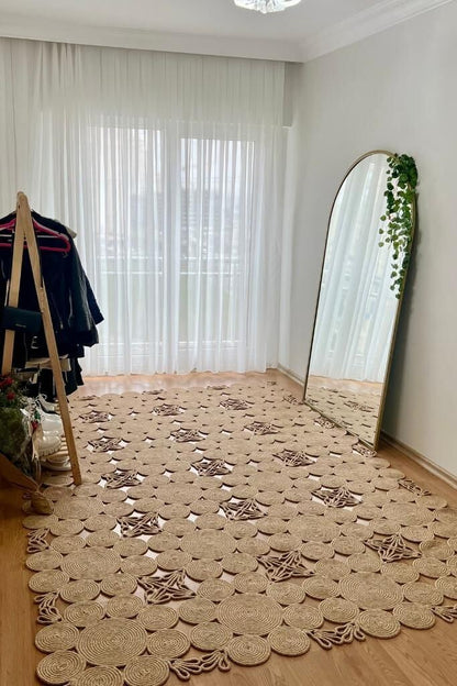 Magnolia 9121 - Jüt Görünümlü Halı | Salon Mutfak Halısı