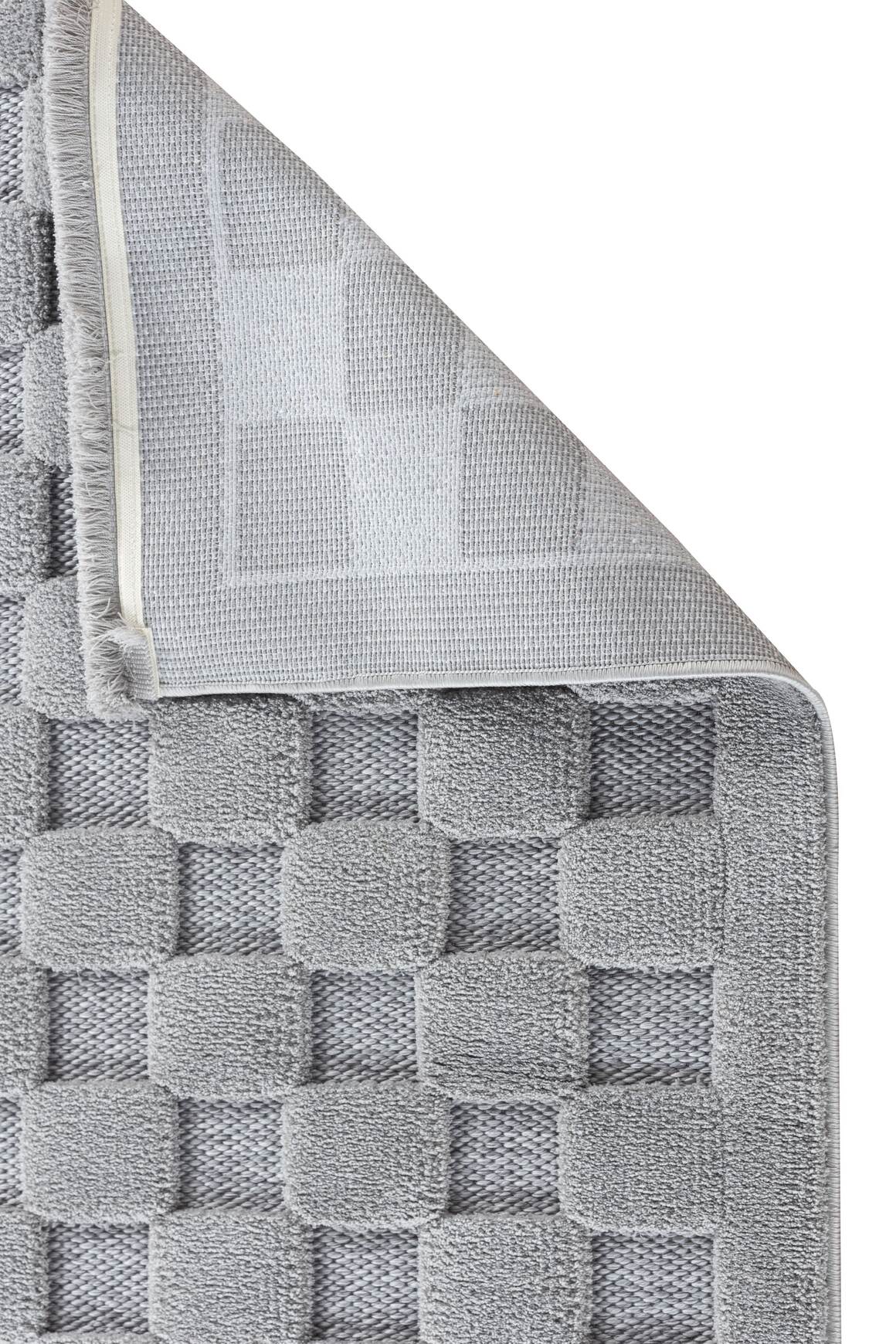 Orion 4213 Gri - Dokuma Halı | Flat Cut Desenli Salon Halısı