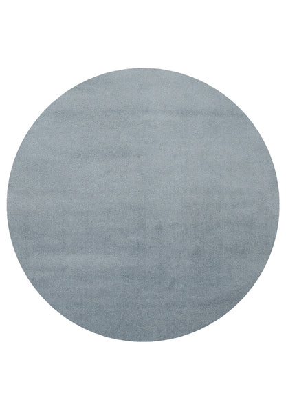 Zen Amorf 01 Mavi Özel Şekilli Kesim Yumuşak Tuşeli Sıkı Dokuma Makine Halısı