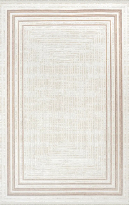 Arden 72821-70  Modern Desenli Gri Akrilik Makine Halısı