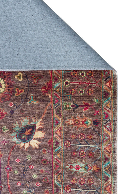 Antique ATK 10 Çok Renkli - Yıkanabilir Kaymaz Antik Desenli Otantik Kilim