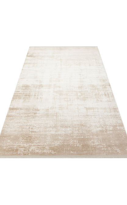 PDN 04 CREAM BEIGE  - PADONA - Extra Yumuşak Dokulu Sık Dokuma Modern Desenlere Sahip Şık Salon Halısı