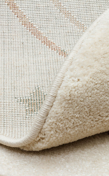 PCL 02 CREAM MULTY  - PICCOLO - Pastel Renkli Hav ve Toz Vermeyen Çocuk Halısı