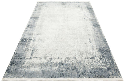 LGS 06 CREAM GREY XW  - LAGOS XW - Hav Toz Vermez Eskitme Desenli Modern Makine Halısı