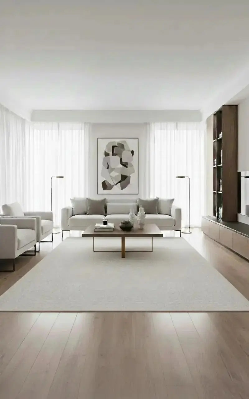 Arden 73395-60 Krem Modern Desenli Gri Akrilik Makine Halısı