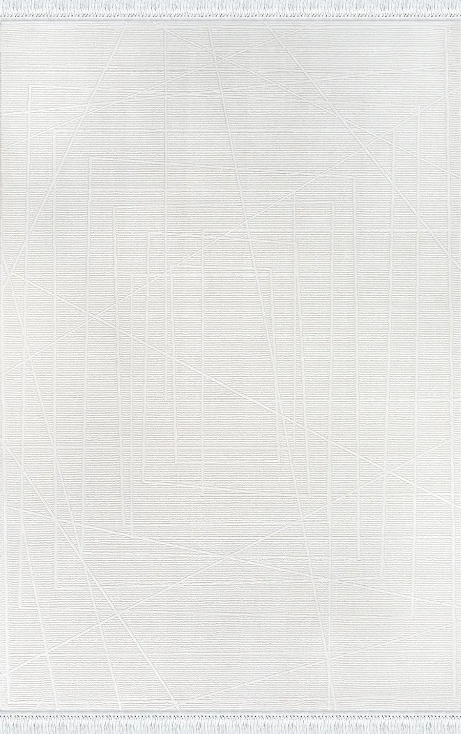 Safir 73927-060 Akrilik Modern Saçaklı Makine Halısı
