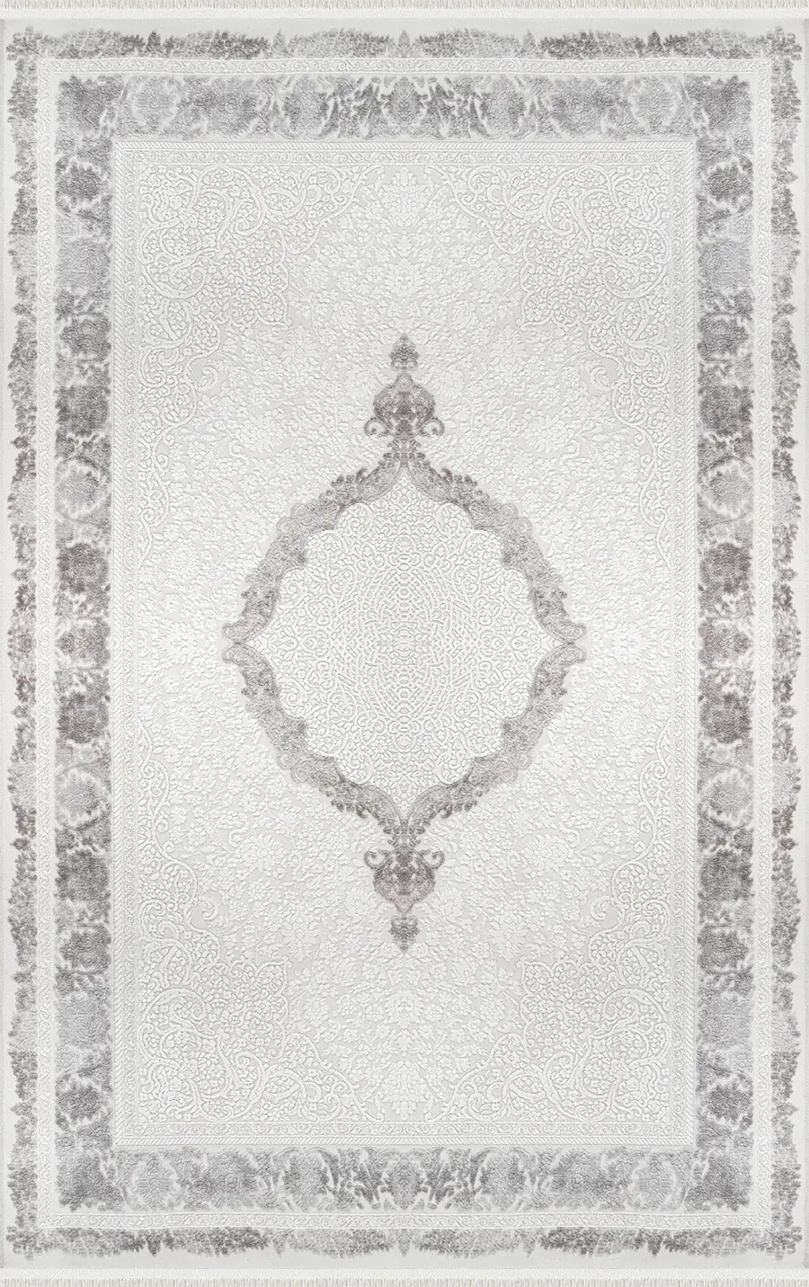 Safir 73942-099 Akrilik Modern Saçaklı Makine Halısı