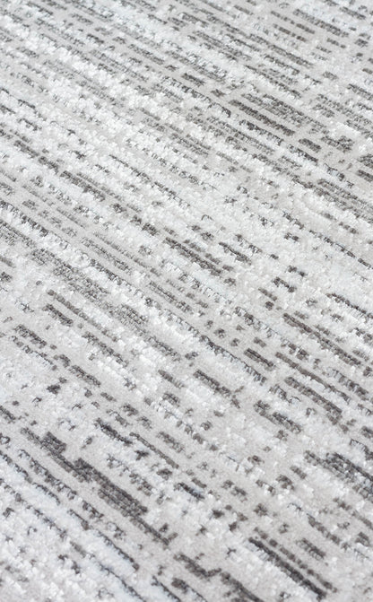 ST 101 D.GREY XW  - SATEEN - Hav Toz Vermez Yıkanabilir Kaymaz İnce Dokuma Modern Halı 