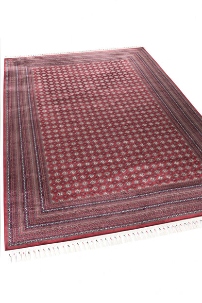Burj 8761 Bordo - Modal İplikli Özel Tezgah Dokuma Salon Halısı