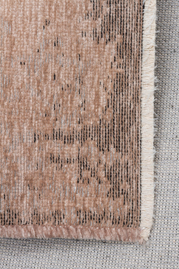Liza LIZ 05 Vizon XW - Düz Pamuk Dokulu Kilim Kaymaz Tabanlı, Yıkanabilir, Uzun Ömürlü Kilim