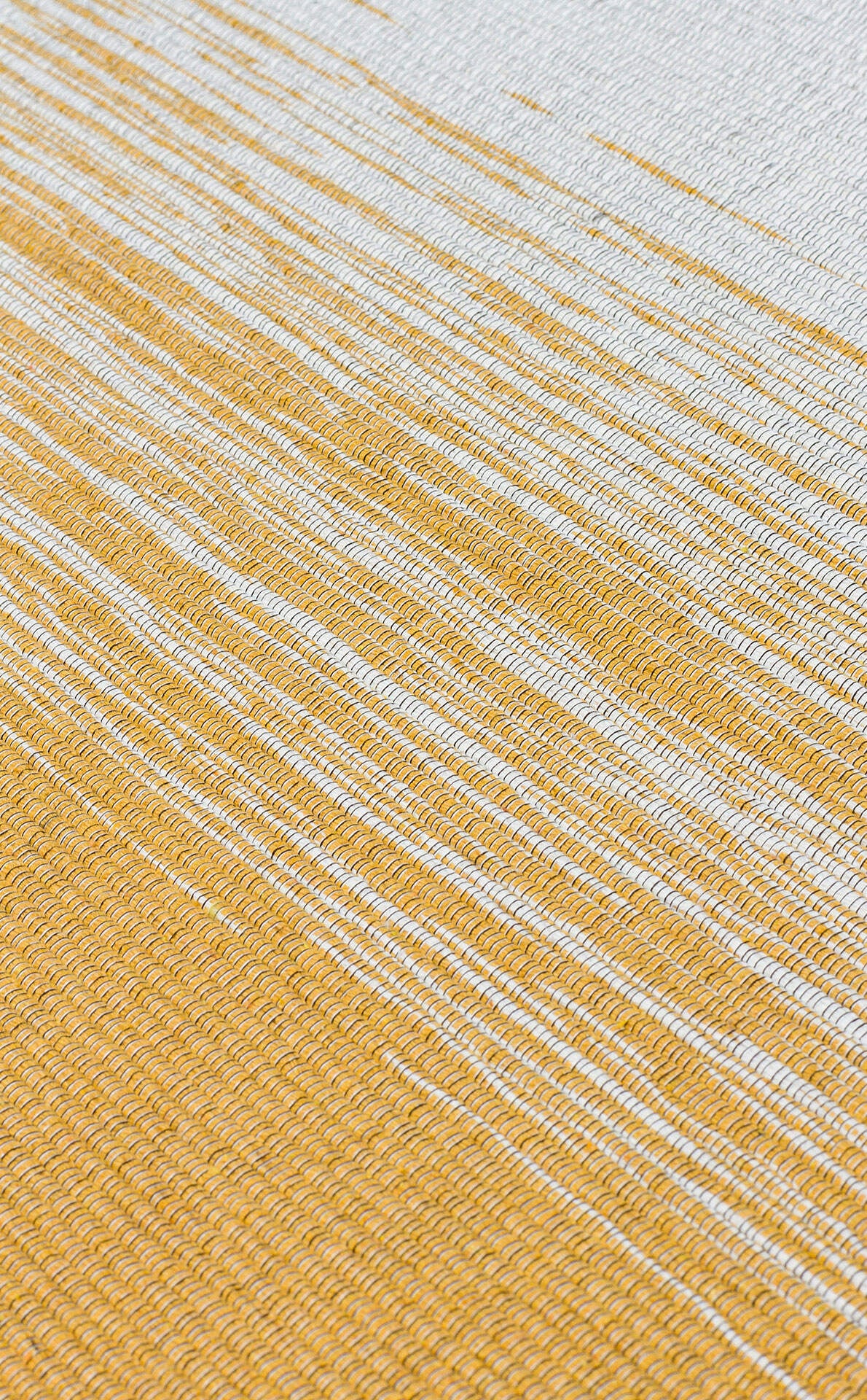 ARC 03 GREY YELLOW  - ARYA CRAFT - Hav Toz Vermez Yıkanabilir Modern Desenli Dokuma Kilim