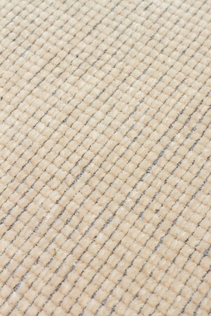 Liza LIZ 01 Bej - Düz Pamuk Dokulu Kilim Kaymaz Tabanlı, Yıkanabilir, Modern Uzun Ömürlü Kilim