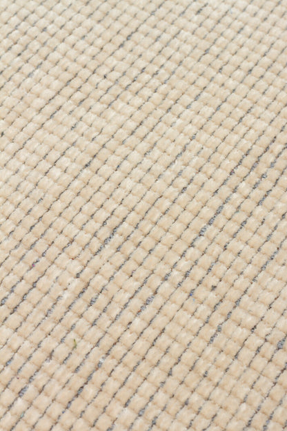 Liza LIZ 01 Bej - Düz Pamuk Dokulu Kilim Kaymaz Tabanlı, Yıkanabilir, Modern Uzun Ömürlü Kilim
