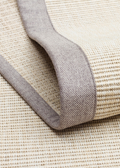 Ventura Sisal VNT 2706 Krem BRD Gri - Jüt Görünümlü Modern Sisal Halı –Yıkanabilir ve Kaymaz Tabanlı