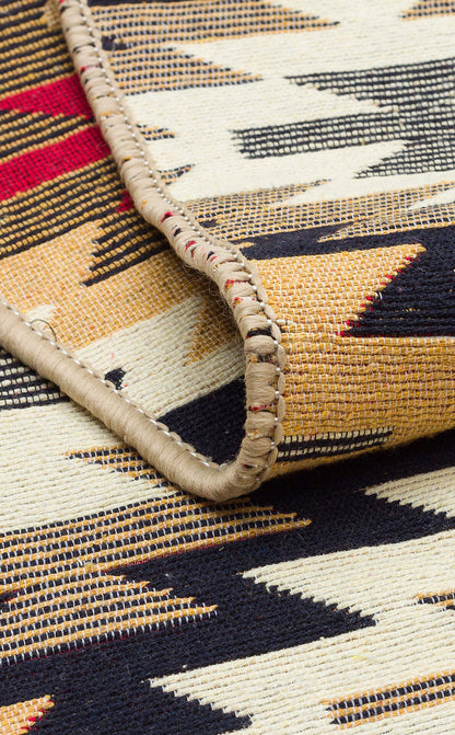 Arya AR 33 Kırmızı - Yıkanabilir Çift Taraflı Modern Dokuma Kilim