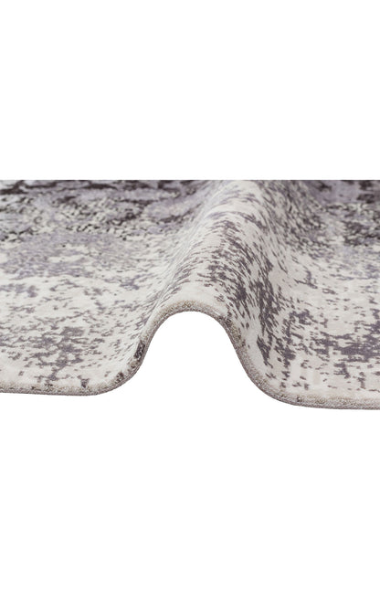 DB 02 IVORY MIX GREY NW  - CORDOBA NEW - Parlak Yüksek Alçak Dokulu Modern Makine Halısı