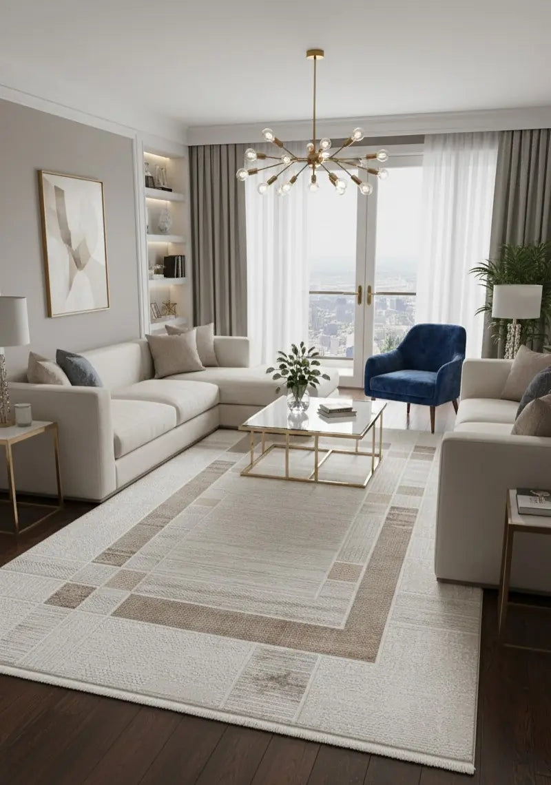 Eternity 78677-070 Yün Tuşeli Triko Akrilik Modern Halı